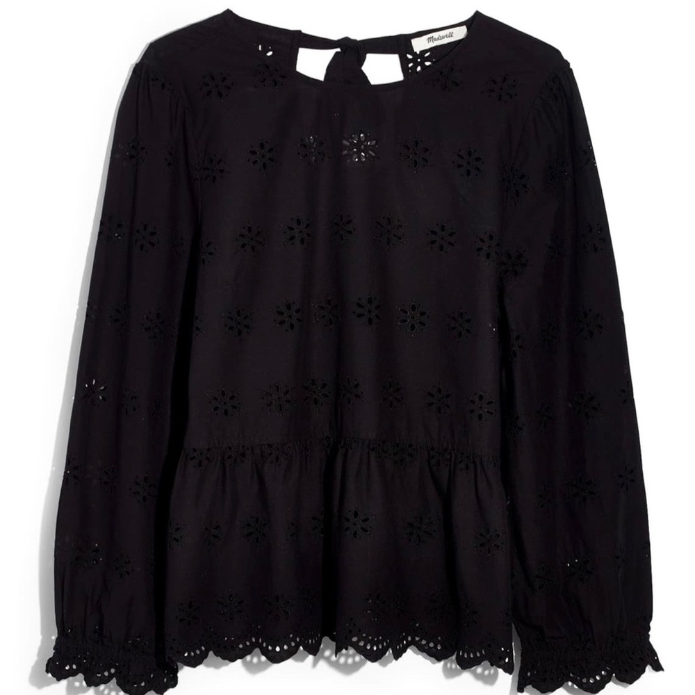 Madewell peplum top NWOT Size Small